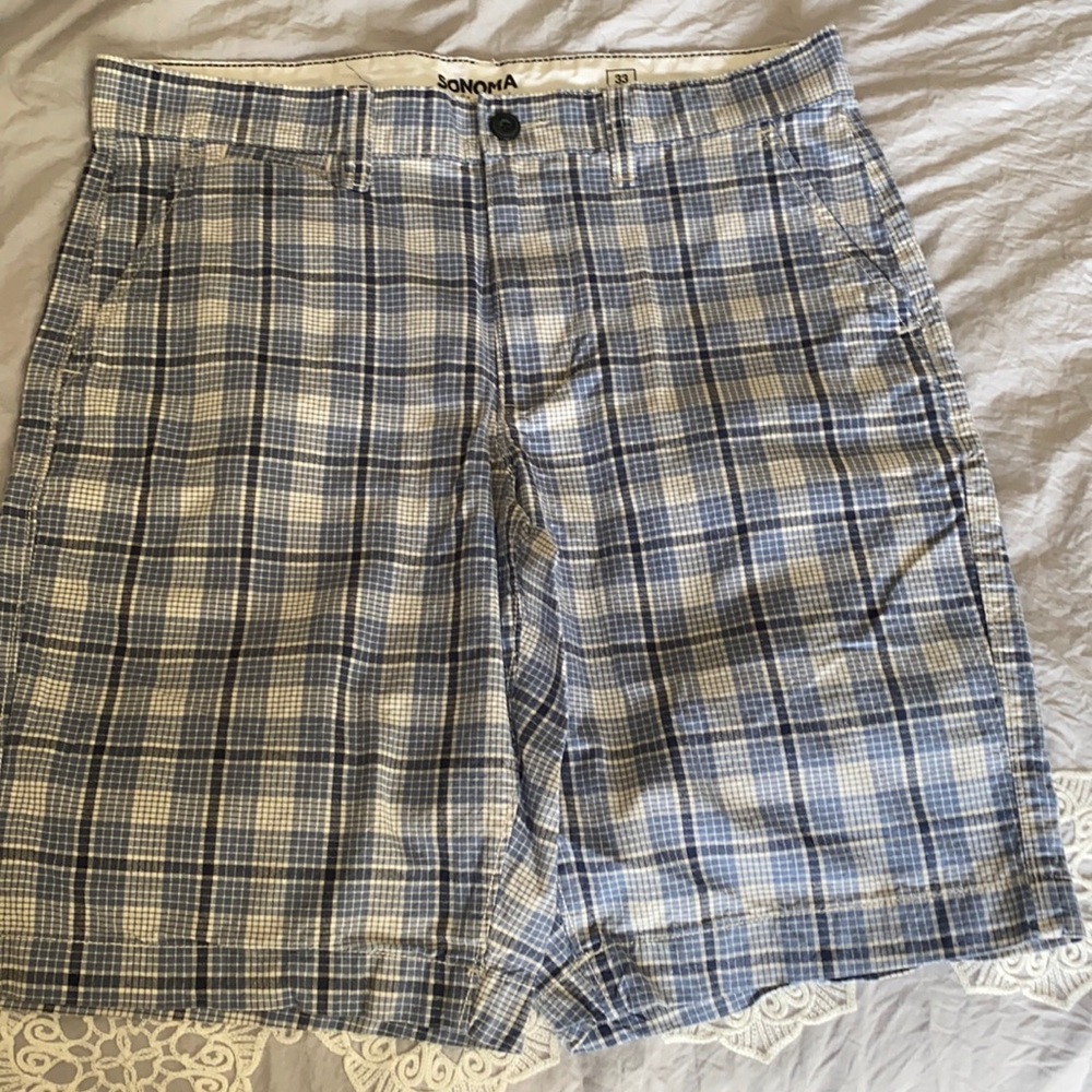 Blue shorts